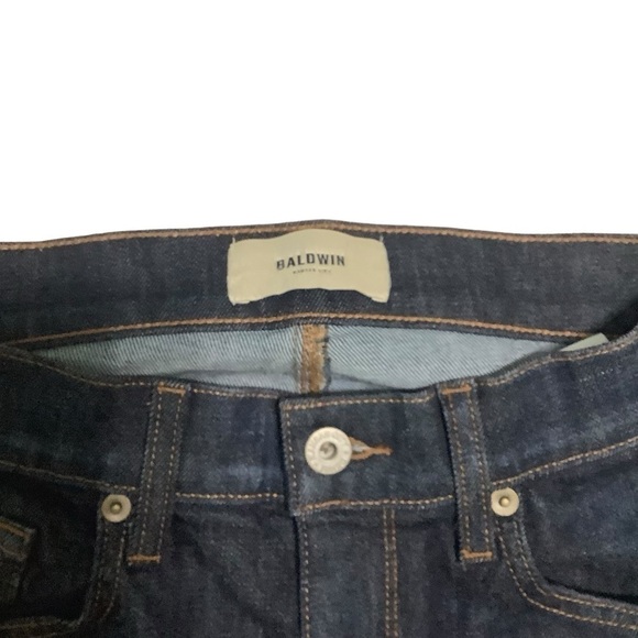 Baldwin Kansas City Skinny Ankle Jeans Sz 26 Dark Wash - Picture 2 of 8